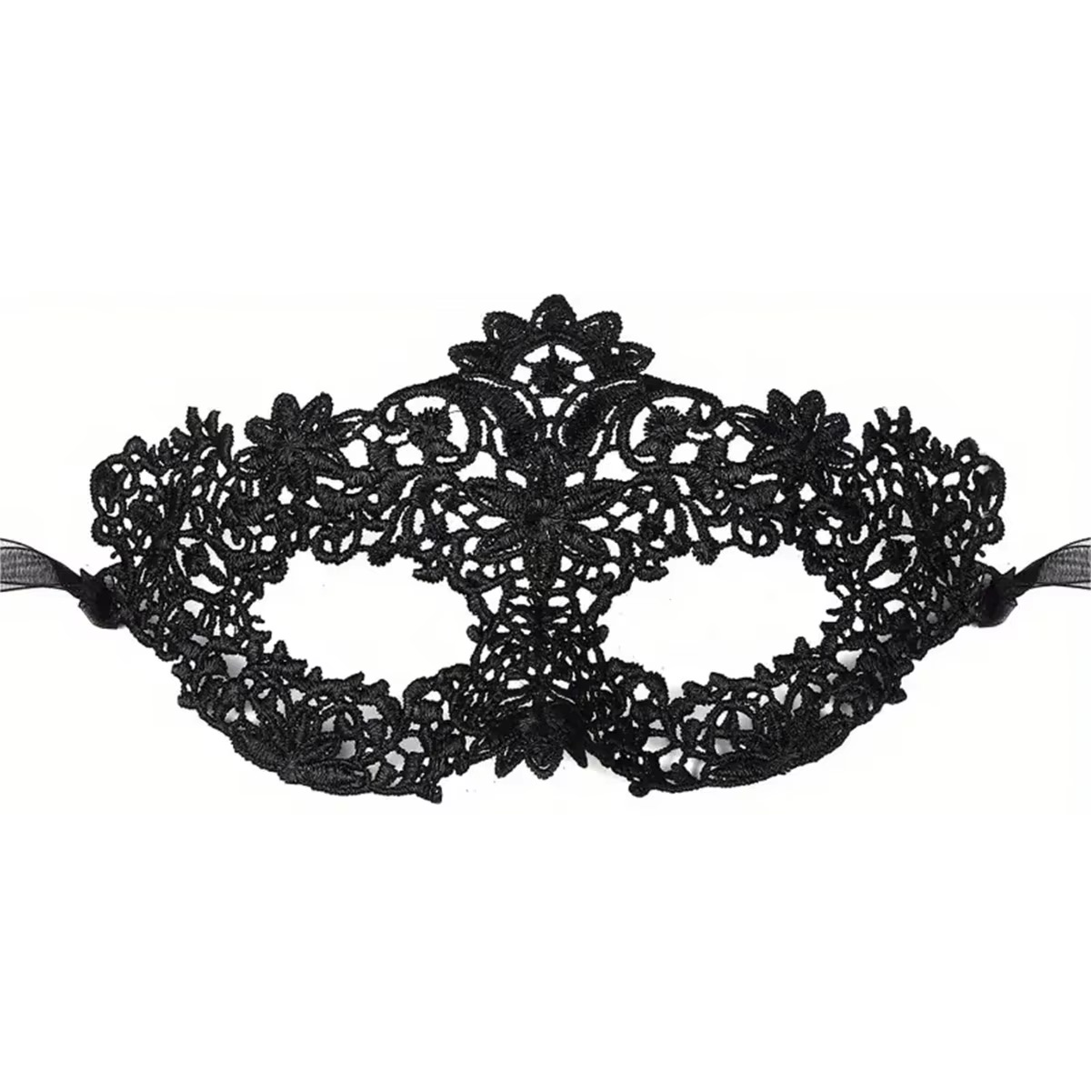 2pcs Elegant Black Lace Masque - Black Face Mask Pack ulasan dan harga