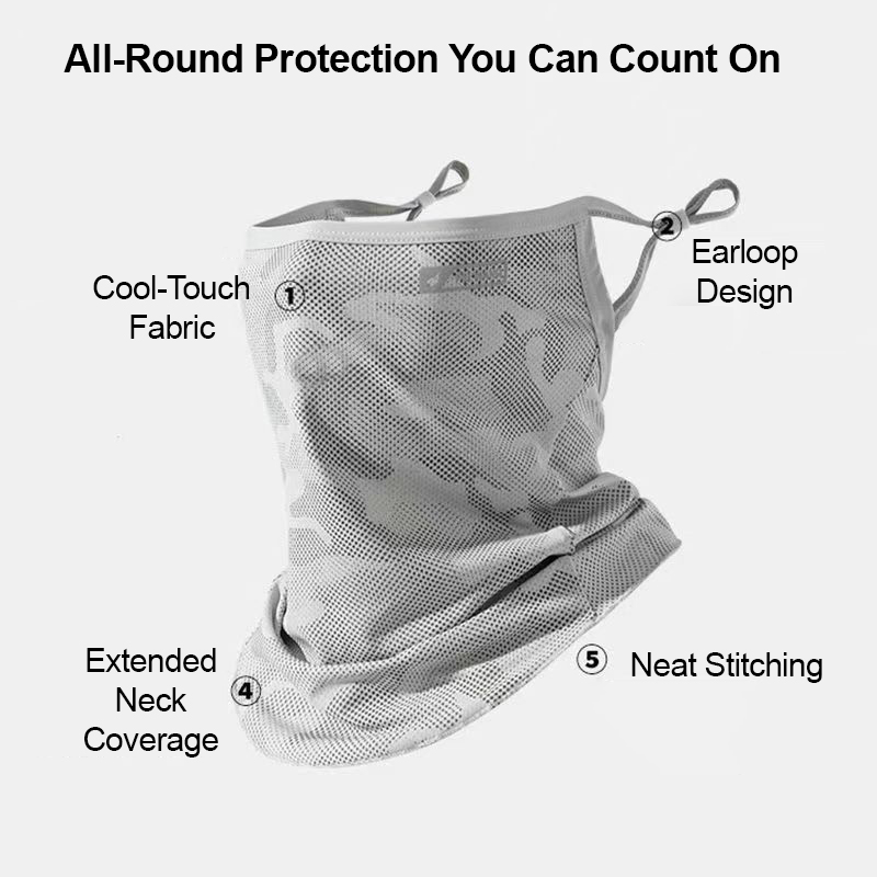 Neck Gaiter UV Protection Face - Sports Mask Breathable ulasan dan harga