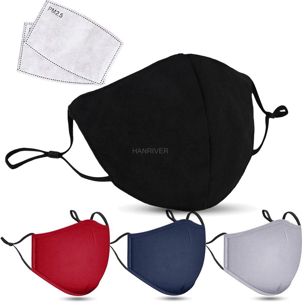 Cotton Face Mask PM2.5 Activat - Dust Mask Construction ulasan dan harga