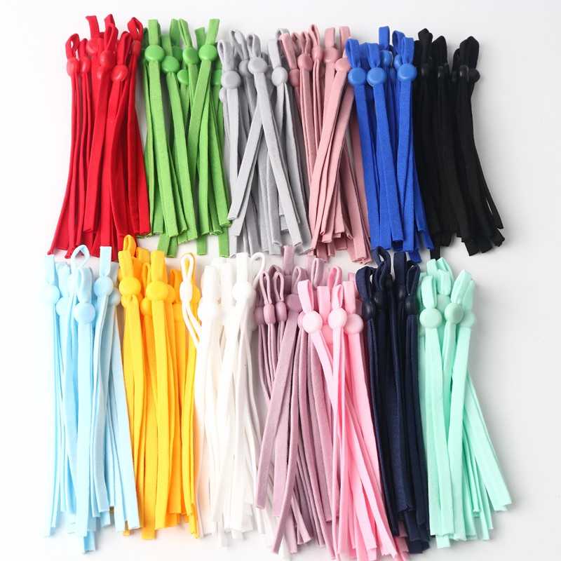 50Pcs Mask Elastic Band Color  - Mask Lanyard Adjustable ulasan dan harga