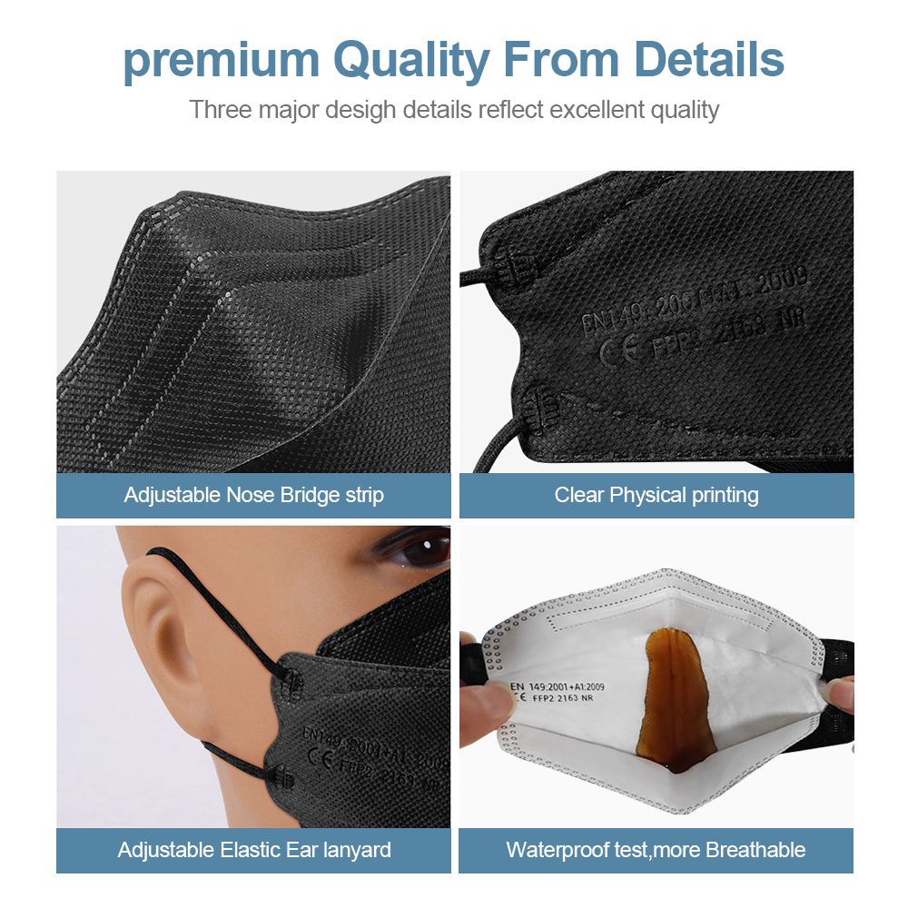 Adult Fish Shape Certified KN9 - Disposable Surgical Mask ulasan dan harga