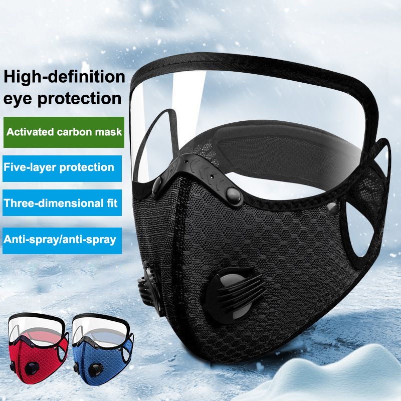 New Cycling Face Mask With Fil - Dust Mask Construction ulasan dan harga