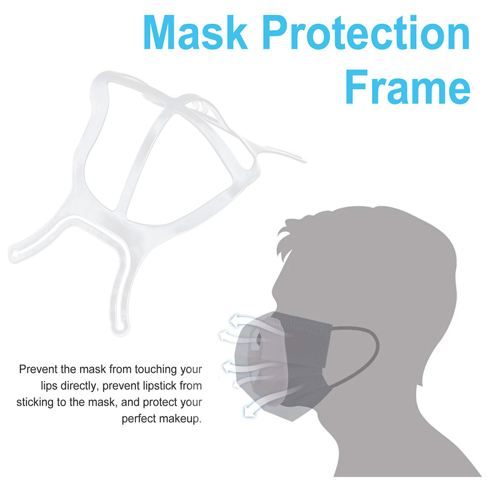 5Pcs Mask Bracket Silicone 3D  - Silicone Mask Bracket ulasan dan harga