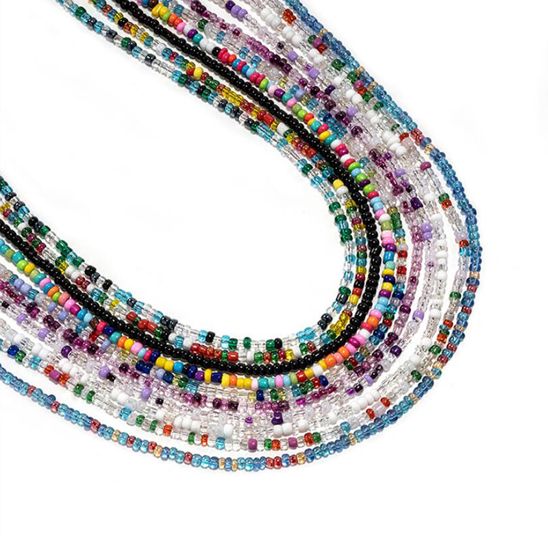 Colorful Rice Bead Glasses Cha - Mask Chain Holder ulasan dan harga