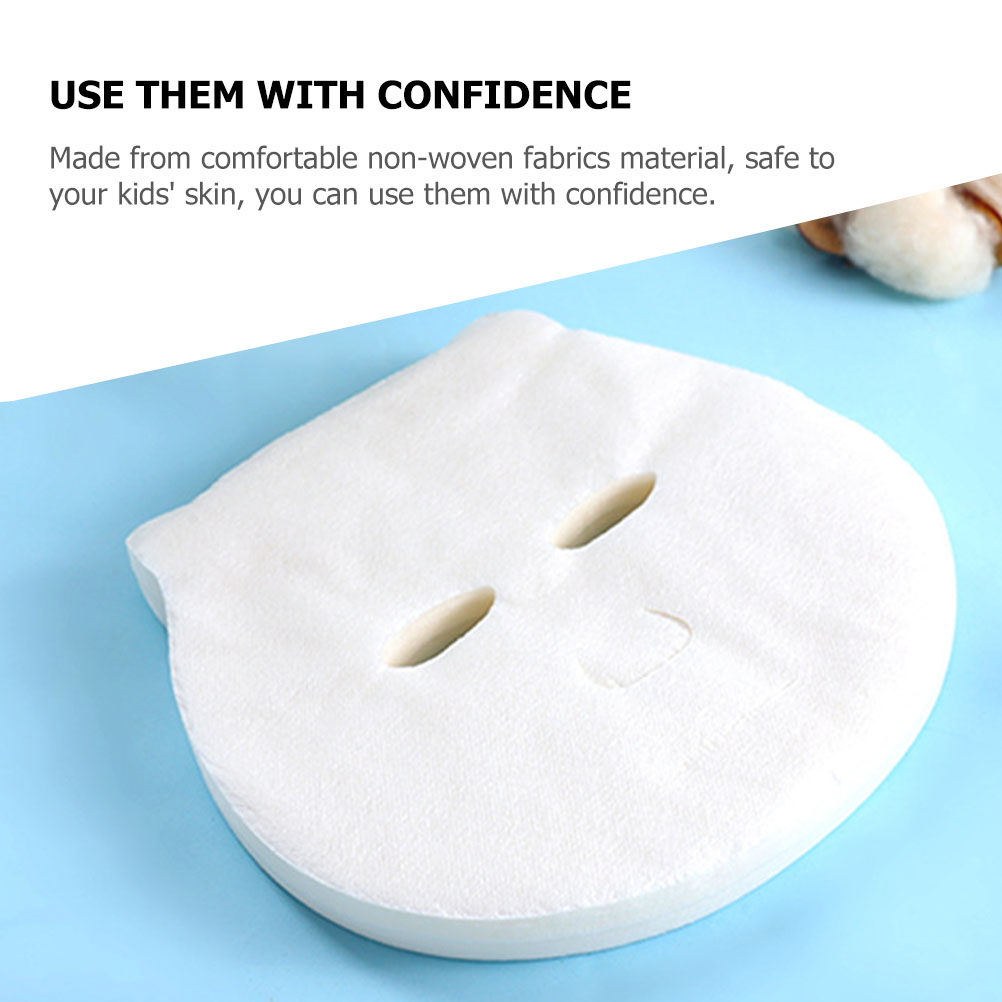 100Pcs Kids Face Mask Sheets H - Kids Face Mask ulasan dan harga