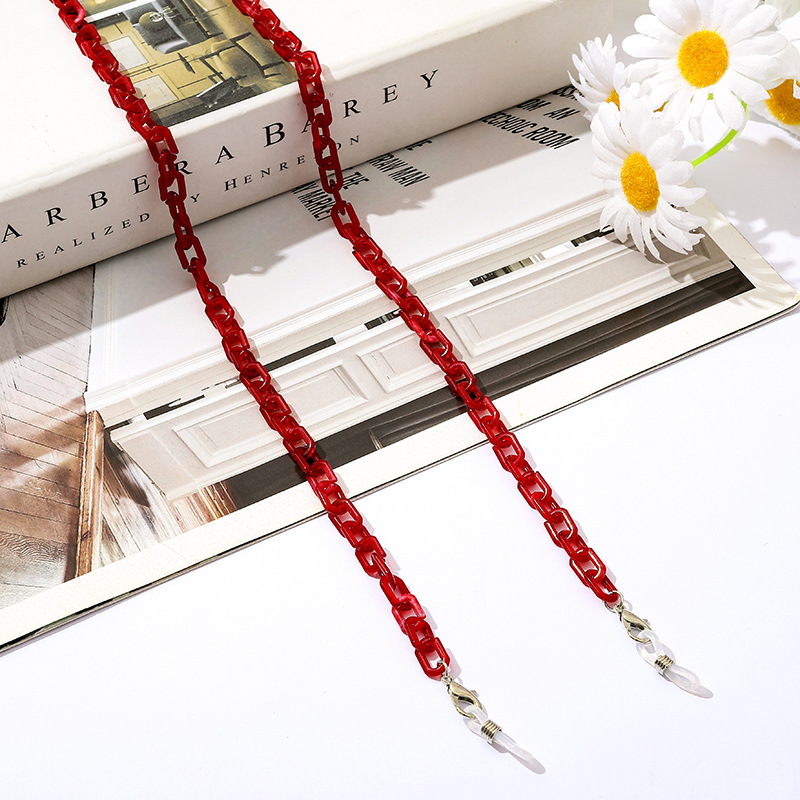 2021 Hot Fashion Women Acrylic - Mask Chain Holder ulasan dan harga